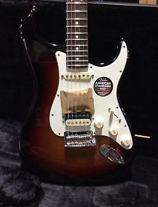 New Fender American standard stratocaster Shawbucker HSS 3 Color Sunburst