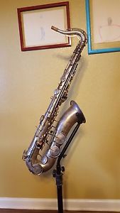 1935 King Zephyr Tenor, Silver Plate