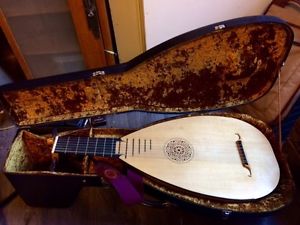 Vintage 7 Course Renaissance Lute by Luthier S.W. Oliver 1983 + Custom Hard Case