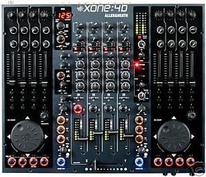 ALLEN & HEATH XONE 4D FOUR CHANNEL DJ MIXER WITH MIDI CONTROLS AND SOUND CARD
