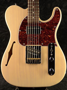 Free Shipping New G&L Tribute ASAT Classic SemiHollow BluesBoy Blonde Guitar