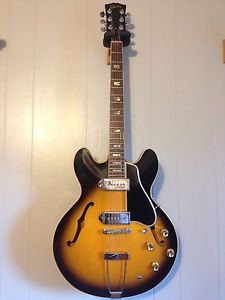 Gibson Es-330 TD 1966 Vintage Electric Hollowbody Guitar With Original Hardshell
