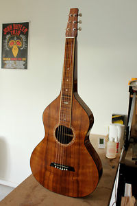 Weissenborn style 2 guitar all koa / Handmade by Florian Chateau 2016