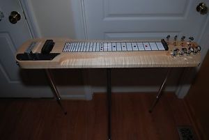 Hudson 8 string LAP STEEL GUITAR with Legs. Sit or stand to play With case !!!!!