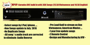 MPlayer 4P - HDD Karaoke Player  with 36K songs