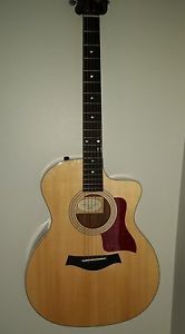 Taylor 214ce Deluxe Acoustic Electric Guitar w Hard Case