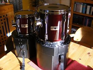 YAMAHA 9000 RECORDING CUSTOM 8" 10" Cherry Wood Tom HängeTom Schlagzeug Drumset