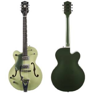 Gretsch G6118TLH Anniversary w/ Bigsby Left-Handed - Two Tone Smoke Green