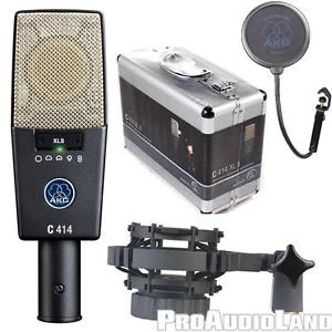 AKG C414 XLS Multi Polar Pattern Large Diaphragm Studio Condenser Microphone NEW