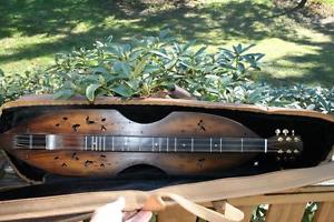 CLEMMER MOUNTAIN CUSTOM DULCIMER 6 STRING WORMY CHESTNUT SUNBURST STAIN NEW