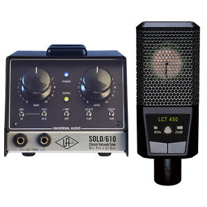 Universal Audio SOLO 610 Classic Tube Preamplifier & DI Box with LCT 450 Large-D