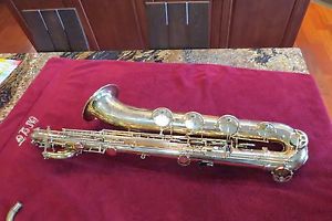 *With Video* Selmer Super Action 80 1983 Lacquer Baritone Saxophone with Case