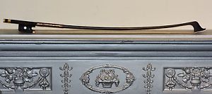 Antique bass bow 4/4 18ct gold "F.Lupot II Orleans" Pernumbucco