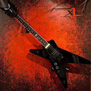 DEAN LEFT HANDED DIMEBAG DB SHOWDOWN ML BLACK LEFTY GUITAR