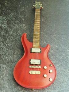 Dean Hard Tail Satin Red Free shipping Guitar Bass from Japan Right hand #E1023