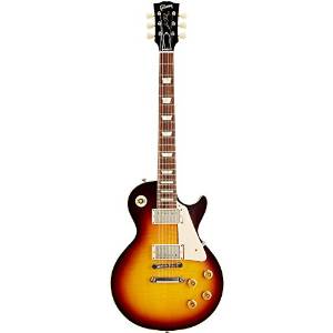 Gibson Custom Shop LPR83VOFTNH1 1958 Les Paul Plaintop VOS-2013 Electric Guitar, Faded Tobacco