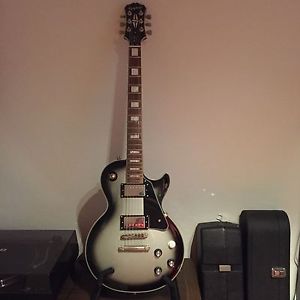 Epiphone Les Paul Custom Silverburst (Gibson Mechaniken + Faber Bridge/Stoptail)