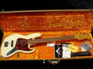 Fender Custom Shop 1964 Jazz Bass Relic White Electric Free Shipping