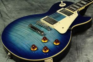Epiphone Les Paul Standard Plus Top Trans Blue Used Guitar Free Shipping #g1095