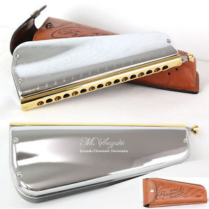 Suzuki Tremolo Slide Chromatic Harmonica 16 Holes SCT-128 From Japan (Free Ship)