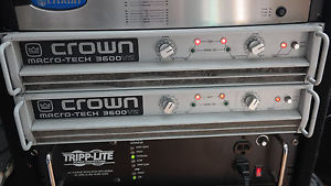 (2 each) Crown Macro Tech 3600VZ Amplifier