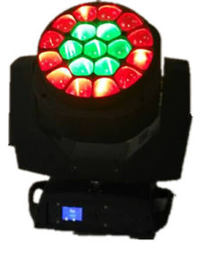 19x15W Bee Eye RGBW 4in1 LED Rotating Beam Zoom  Moving Head stage show light
