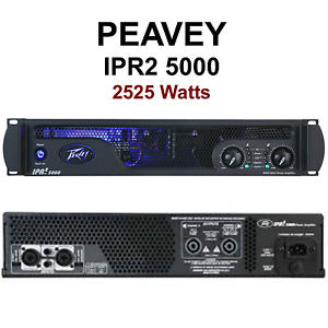 PEAVEY IPR2 5000 LIGHTWEIGHT 2525w QUALITY RACKMOUNT AMPLIFIER $45 INSTANT OFF