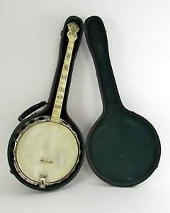 Gretsch Broadkaster 4-String 1920's Banjo with Beautiful Inlays