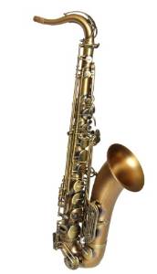 Sax Dakota SDT XG 505 Tenor Saxophone Master Quality with Hardwood Travel Case,  Raw Bronze Rose Brass Alloy