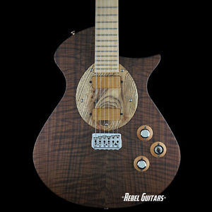 Malinoski Guitars Gypsy #297 with Flame Walnut top boutique custom guitar