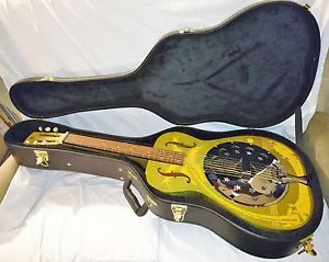 1987 USA OMI DOBRO HULA BLUES DUOLIAN SQUARENECK GUITAR C/W OHSC