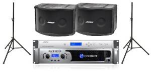 Bose 802 III Loudspeakers Bose Pro Audio Portable Sound System Package Includes Crown XLS1500 Amplifier