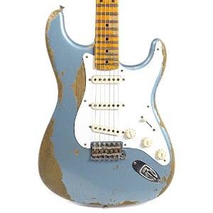 Fender CS 1958 Stratocaster Heavy Relic Ice Blue Metallic