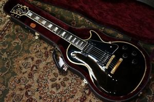 Gibson YCS 1957 Les Paul Custom Ebony w/hard case F/S Guitar Bass #E1010