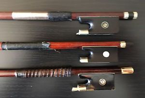 Violin Bow by Siegfried finkel   , Violin Bow By Bausch,Viola Bow By M.Pereira