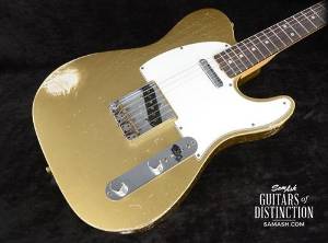 Fender Custom Shop '62 Telecaster Relic Electric Guitar HLE Gold Master Built by Greg Fessler (SN:R84815)