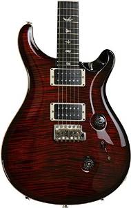 PRS Custom 24 Artist Package - Fire Red Burst, Stained Figured Maple Neck
