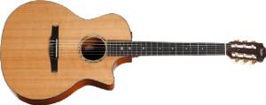 Taylor 514ce-N-L Nylon String Grand Concert, Mahogany, Lefty
