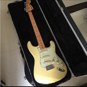 Used! Fender Japan Stratocaster Large Head Brass Nut Made in Japan 1993-1994