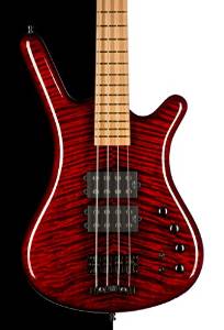 Warwick Corvette $$ Custom Shop Bass #187, Burgundy Red Stain Highpolish