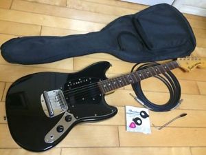 Very Rare! Fender Japan Mustang Guitar Black Color Model