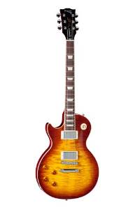 Gibson USA LPSAQLTSCH1LP Standard 2013 Premium Quilt Tea Burst Left Hand