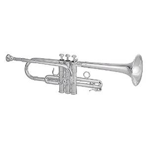 Schilke E3L Custom Series Eb/D Trumpet with Tuning Bell E3L Silver (E3L Silver)