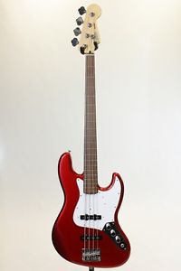 Fender Mexico Standard Jazz Bass Fret Less Red Used Electric Bass Guitar Japan