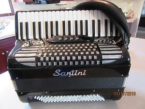 Santini Polka Model Accordion with midi and mics