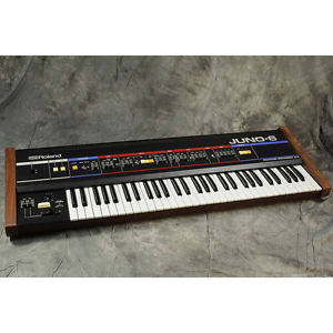 Used Roland JUNO-6 JUNO 6 Synthesizer keyboard free shipping from Japan