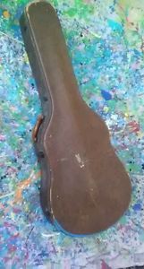 Vintage Old  Original Gibson Brown Hard Case HTF