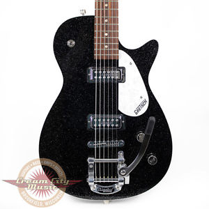 New Gretsch G5265 Electromatic Jet Baritone Electric Guitar B to B Black Sparkle