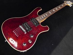 Schecter Diamond Series 006 Extreame Red w/soft case F/S Guitar Bass #E968