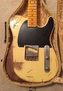 Jeff Beck Tribute Esquire Guitar - Aged Body, Neck and Hardware - Nitro Paint !